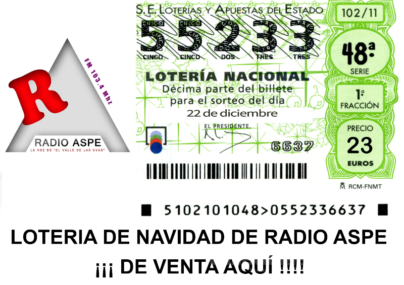 Lotería radio Aspe