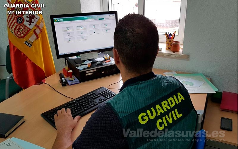 Guardia Civil detención estafa en Novelda