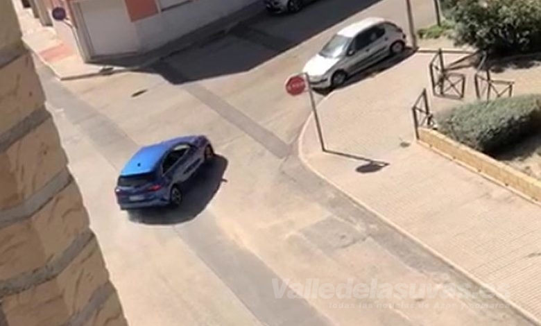 Conductor temerario Novelda