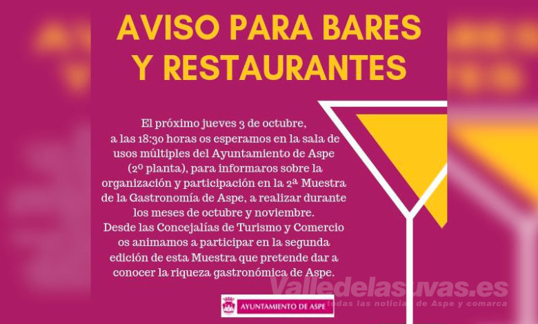 Muestra Gasrronomía Aspe