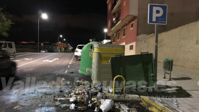 Contenedor quemado Aspe