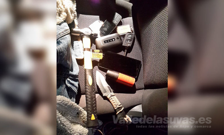 Machete atraco Novelda