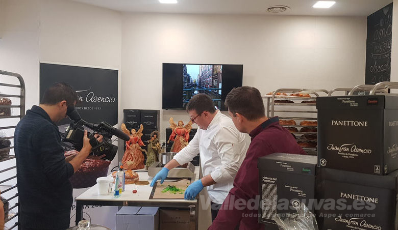 Grabación en la pastelería