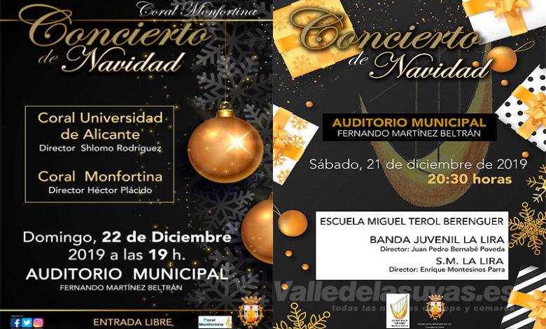 Conciertos Navidad Monforte