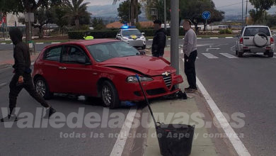 Accidente de tráfico Aspe