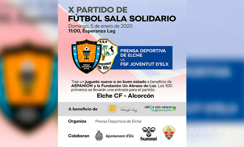 Cartel Elche partido solidario