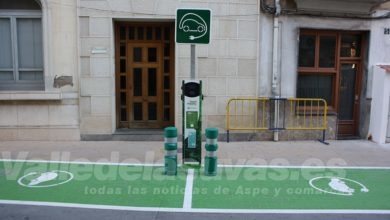 Estación recarga vehículos eléctricos