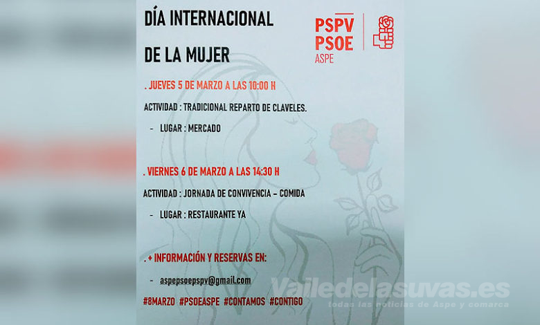 PSOE Aspe Día Mujer
