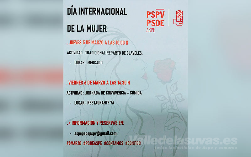 PSOE Aspe Día Mujer