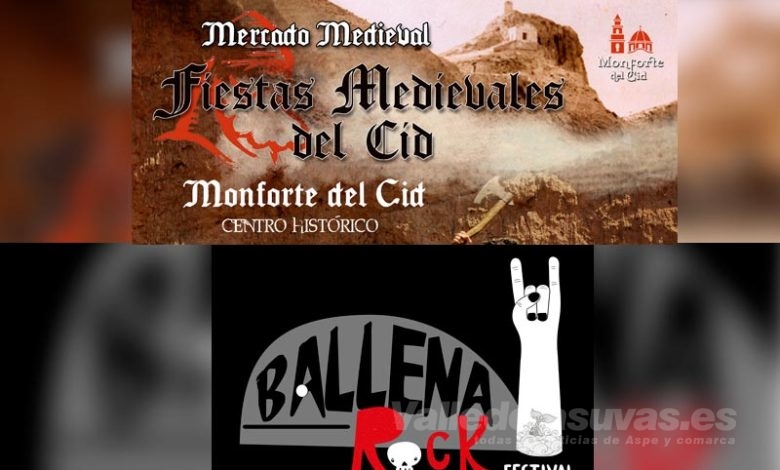 Fiestas Medievales y Ballena Rock