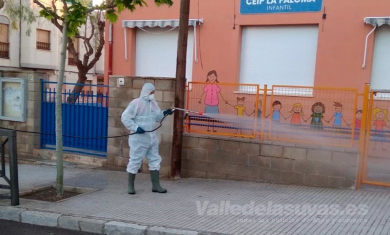 Desinfección Centros Educativos Aspe
