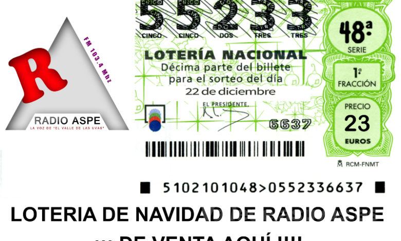 Lotería radio Aspe