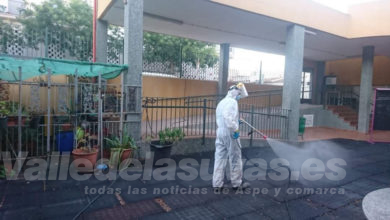 Desinfección colegios aspe
