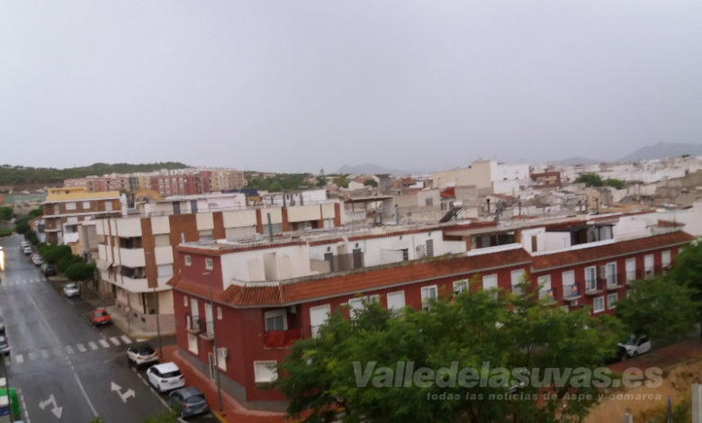 lluvia en Aspe