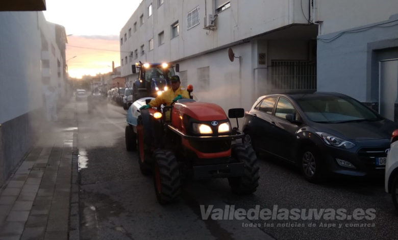 Regantes tractoristas Covid