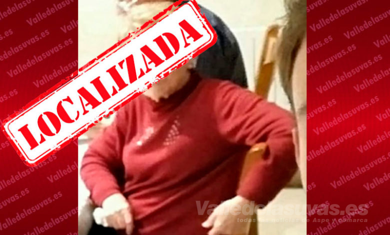 Desaparecida Petrer localizada