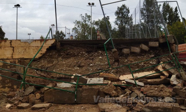 Derrumbe grada Agost