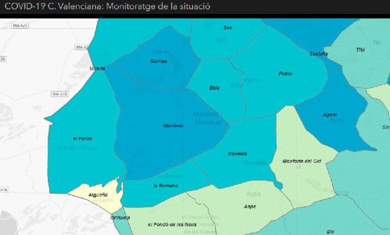 Mapa Covid Comarca