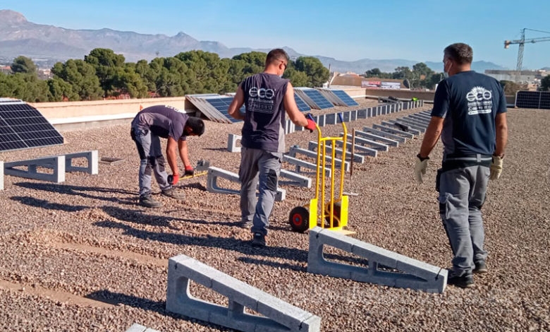 Placas Solares en el Pabellón y la Piscina Municipal