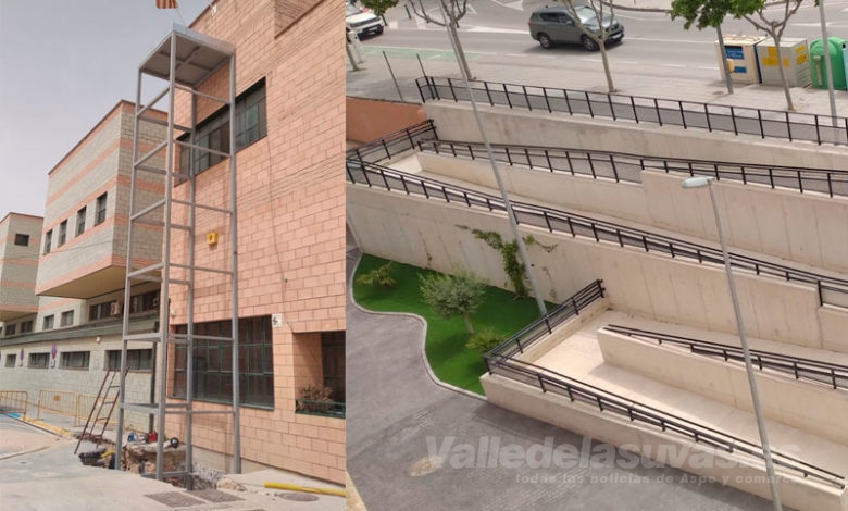 Obras de accesibilidad en el Pabellón Deportivo Municipal