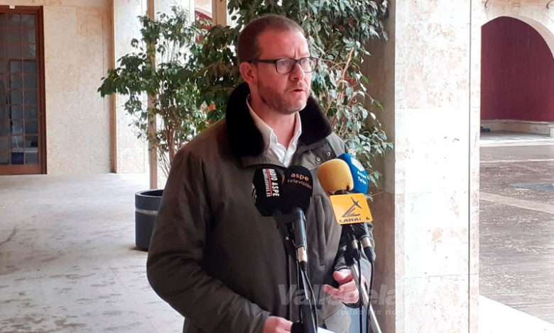 El portavoz popular Sergio Puerto