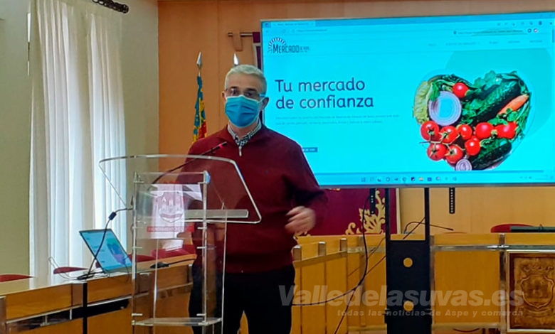 Presentación de la página web del Mercado de Abastos