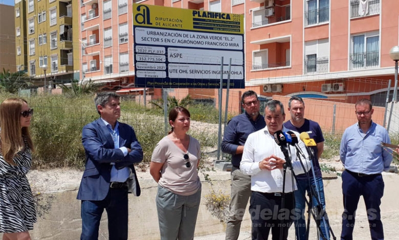 Visita del diputado provincial de Infraestructuras